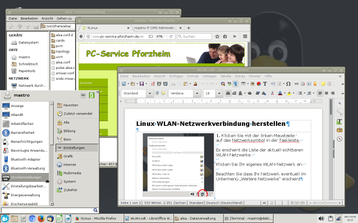 Linux Desktop Pforzheim